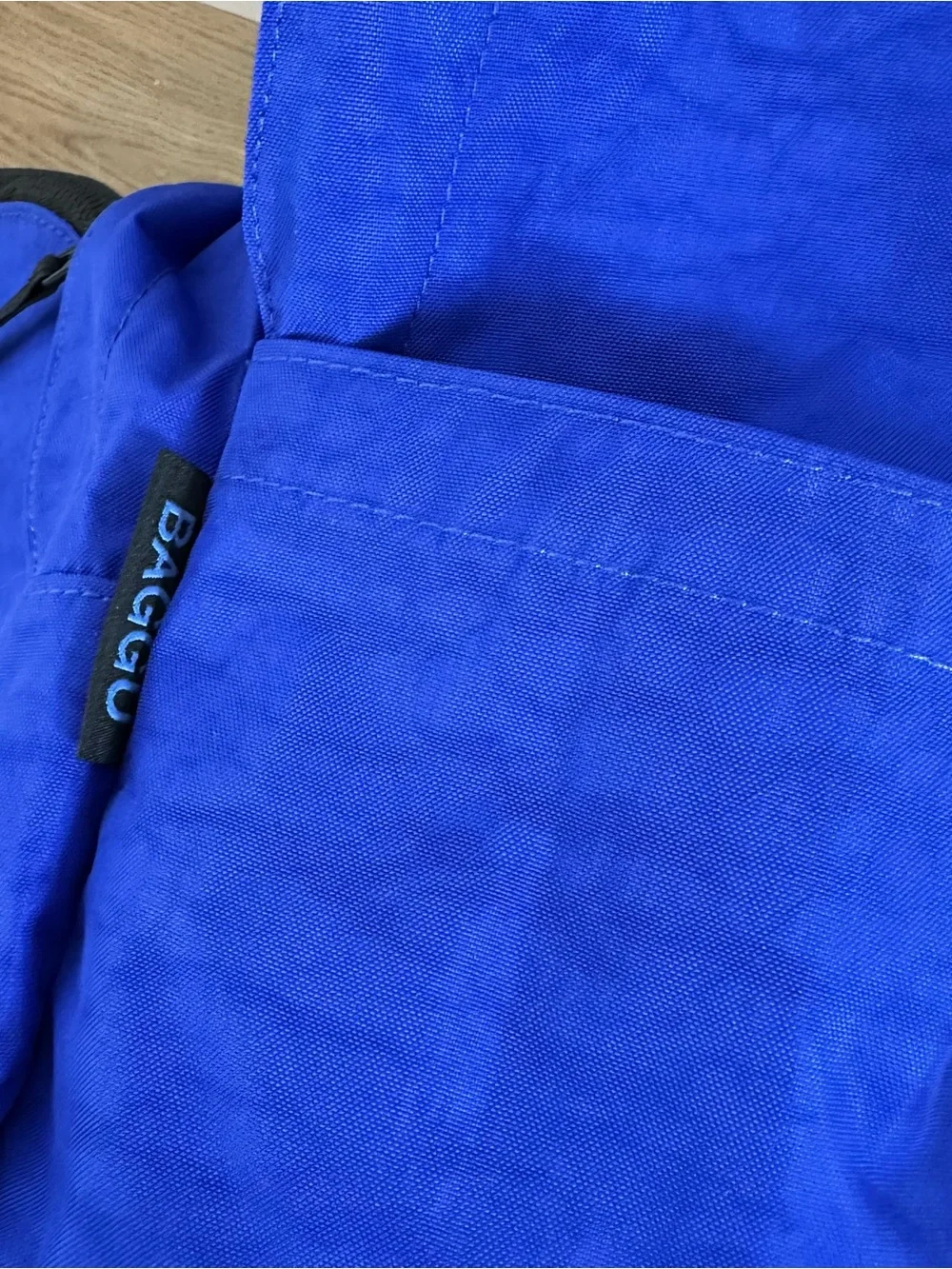 BAGGU Large Nylon Backpack Lapis Blue